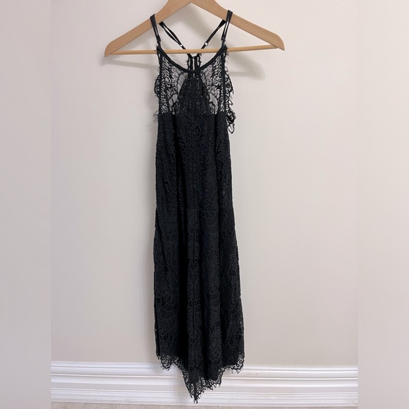 Free People Black Lace Cocktail Dress - Picture 3 of 10